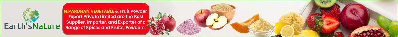N.Pardhan Vegetable & Fruit Powder Export