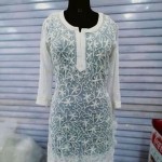Chikan Embroidered Top