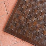 Woven Leather Rugs