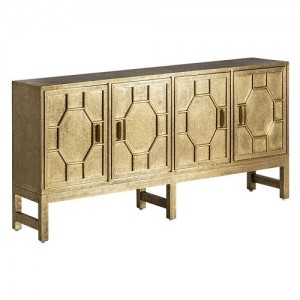 Brass Fitted TV Cabinet