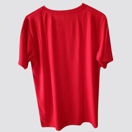 Red Cotton T Shirt