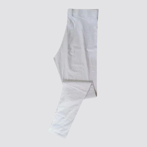 Ladies White Plain Lycra Legging