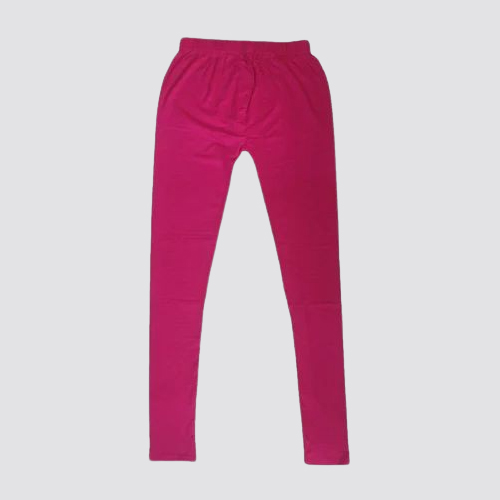 Ladies Plain Pink Legging