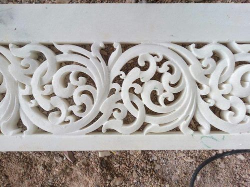 Full Hand Carved Marble Jali