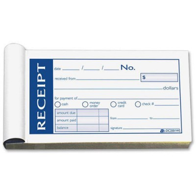 Receipt Book Printing Service