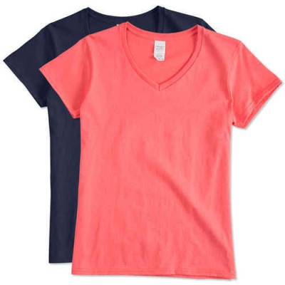 Woman V Neck T Shirt