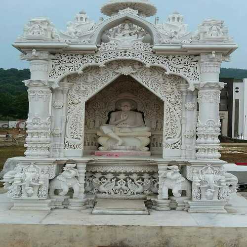 White Marble Outdoor Big Temple