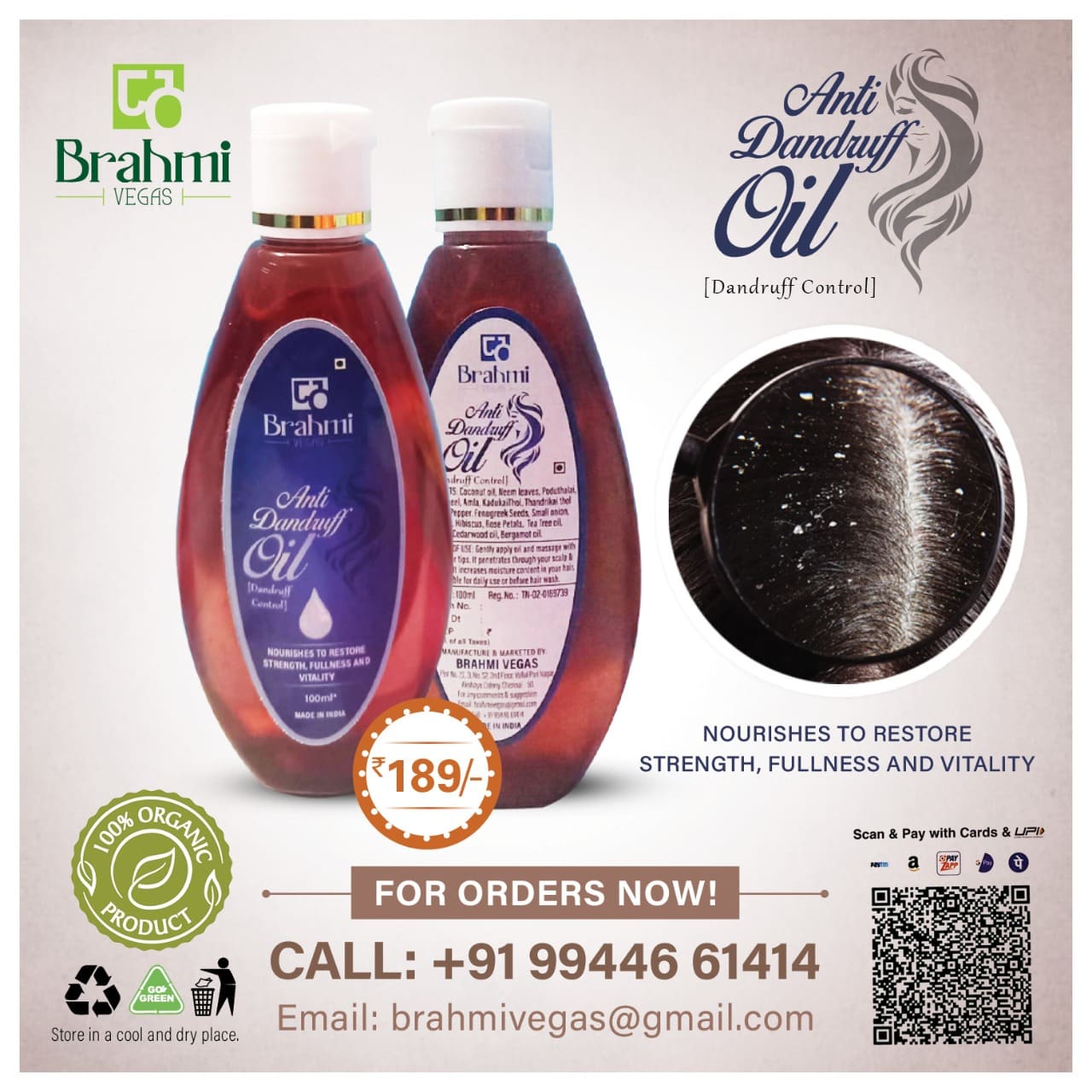 Anti Dandruff Oil