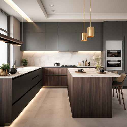 Straight Kitchen Design