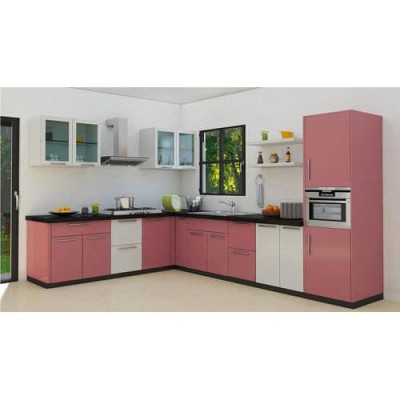 L Shaped Modular Kitchen