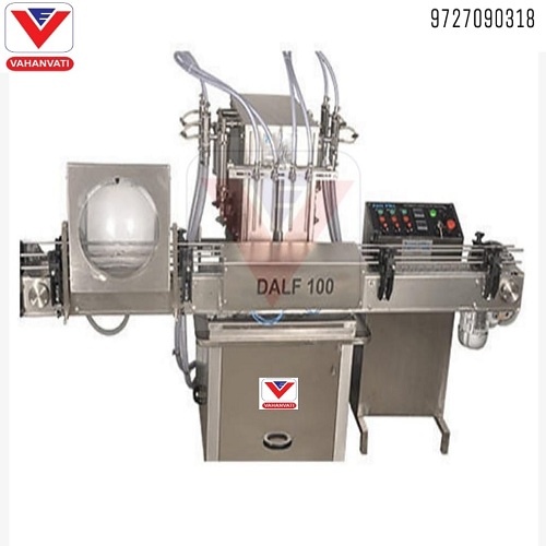 Fully Automatic Four Head Volumetric Liquid Filling Machine