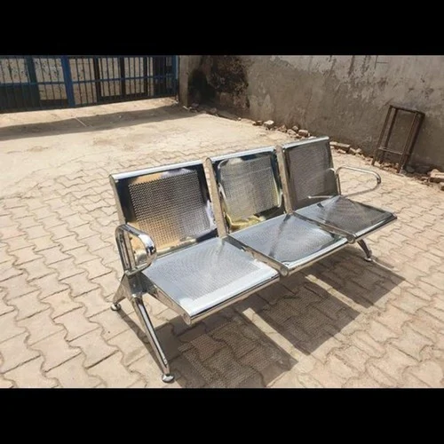 Ss 3 Seater Waiting Chair