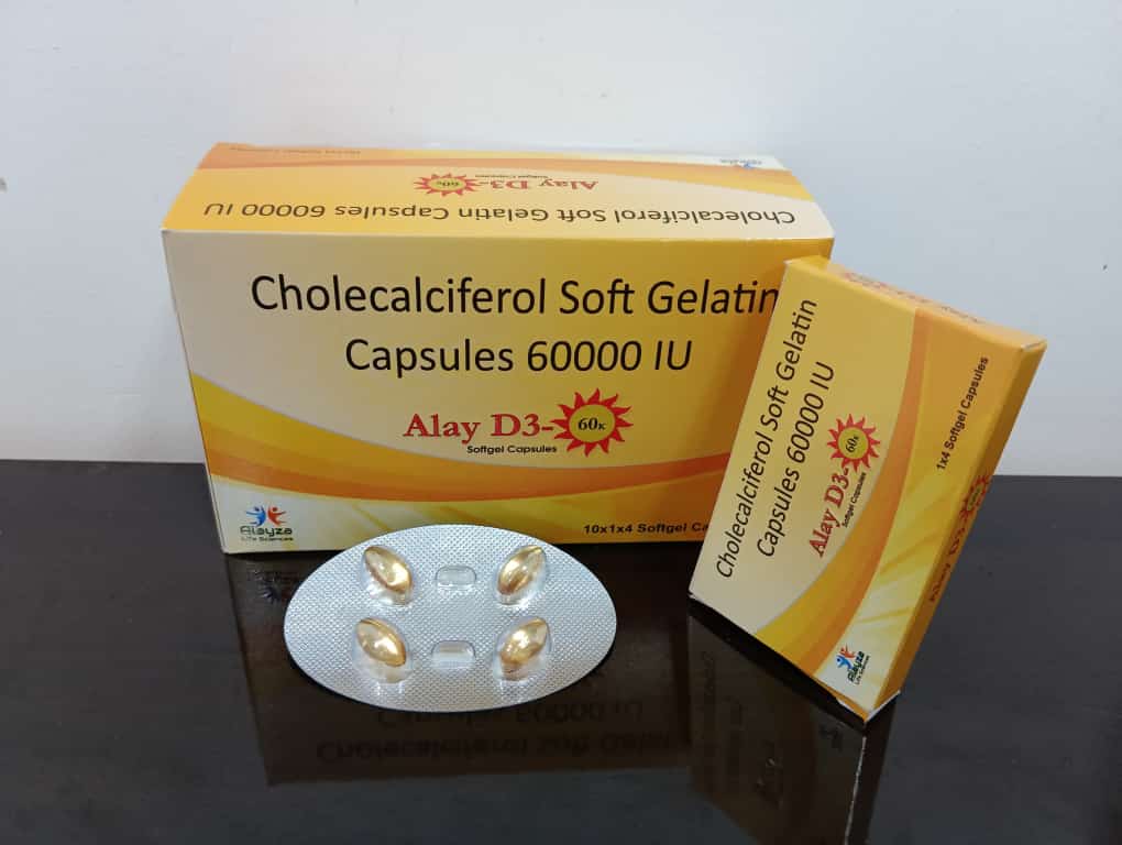 Cholecalciferol Soft Gelatin Capsules 60000 Iu