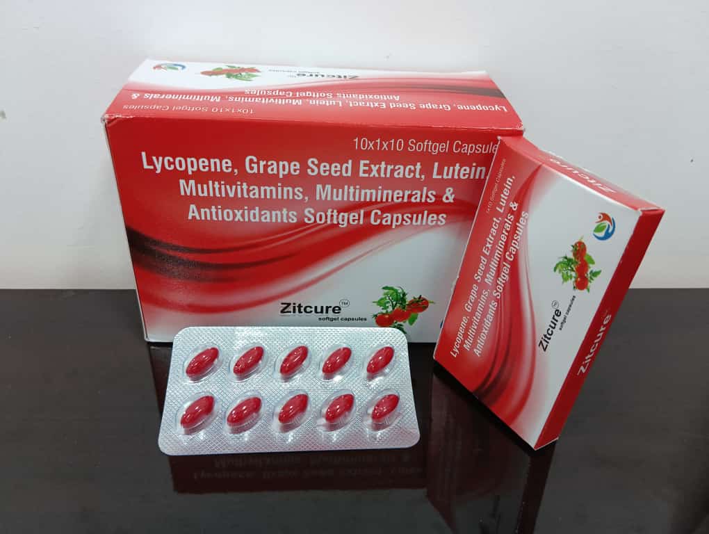 Lycopene,Grape Seed Extract,Lutien,Multivitamins,Multiminerals & Antioxidants Softgel Capsules