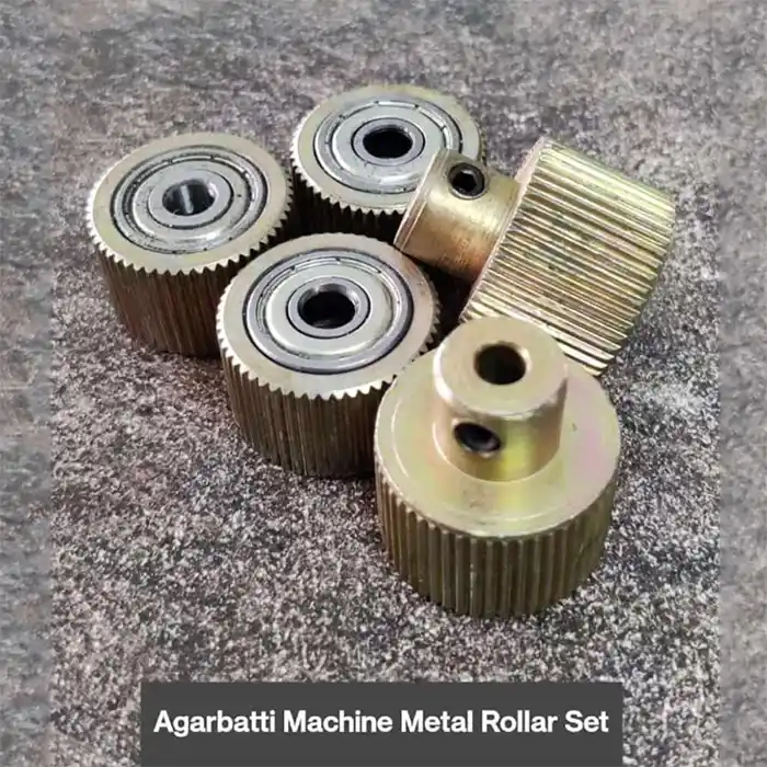 Agarbatti Machine Metal Roller Set