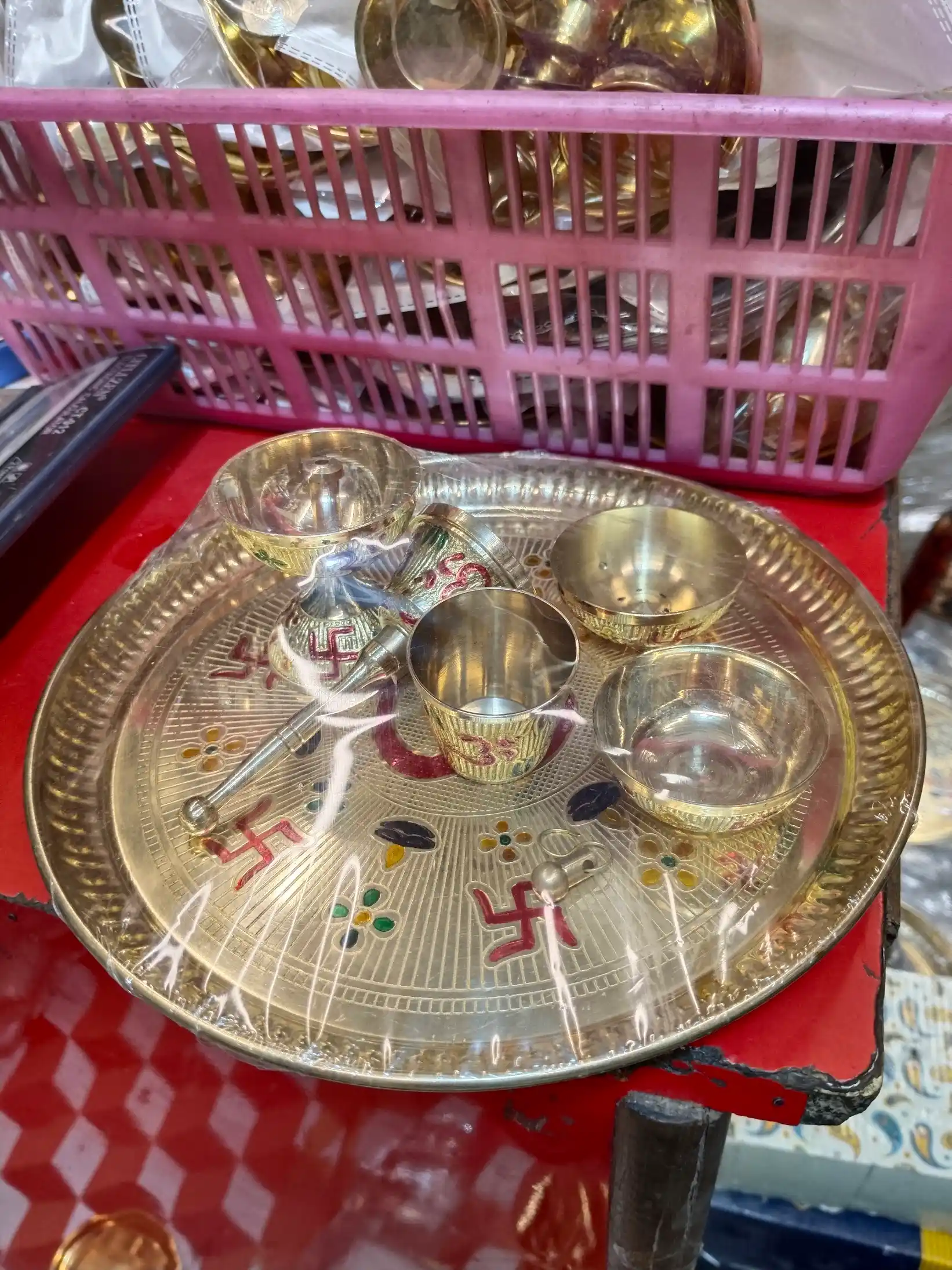 Brass Pooja Thali