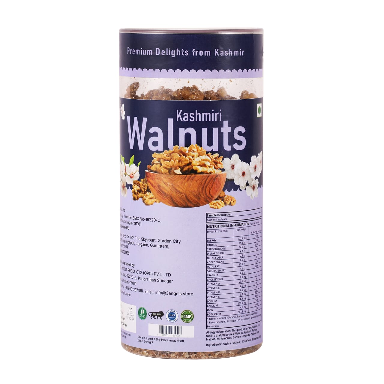 Kashmir Walnuts Can 350 Gm