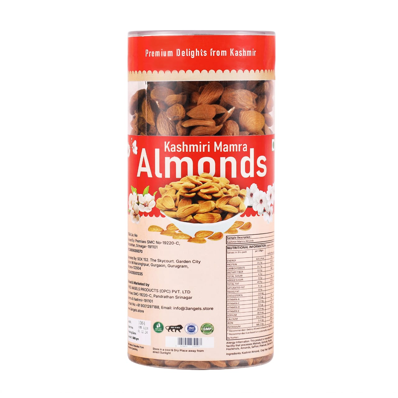 Kashmir Mamra Almonds Can..