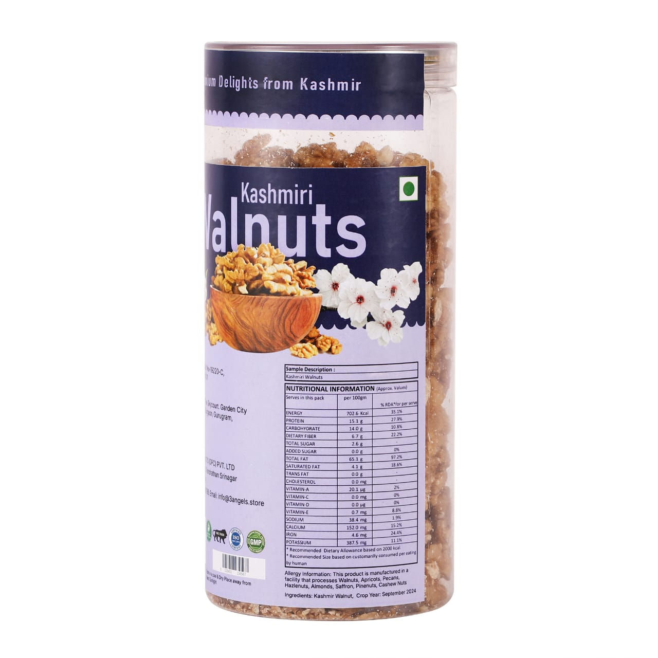 Kashmir Walnuts Can 175 G..