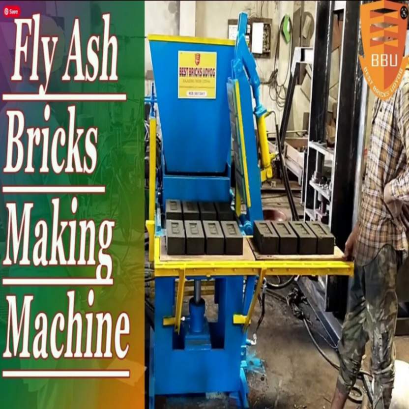 3 Bricks Without Hopper Fly Ash Bricks Making Machine