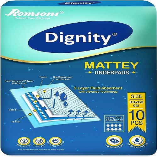 Dignity Mattey Underpads Manufacturers in Delhi