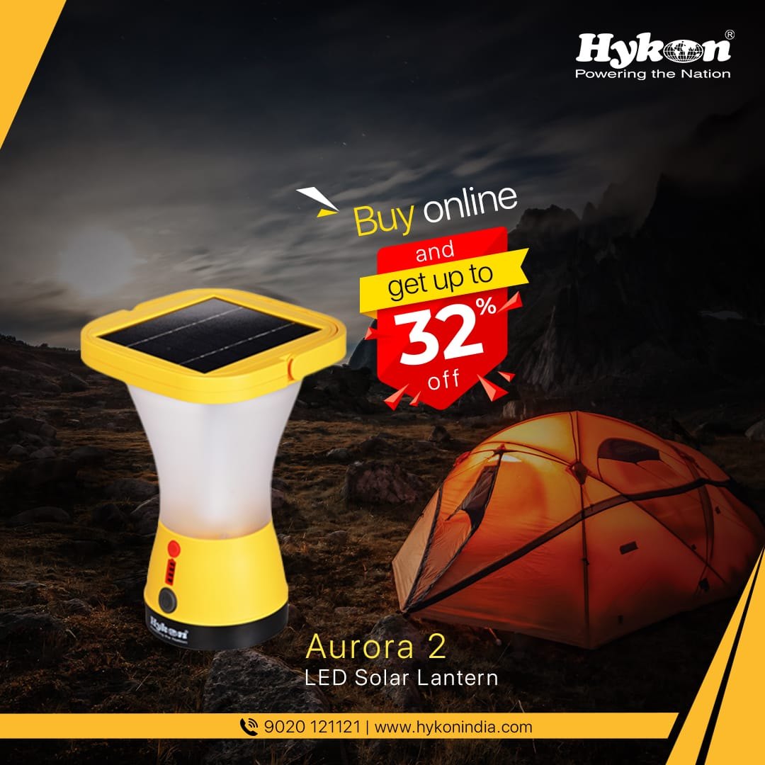 Hykon Aurora 2 Solar Lantern Supplier in Aurangabad