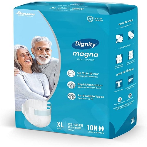 Dignity Magna Adult Diapers Manufacturers in Delhi